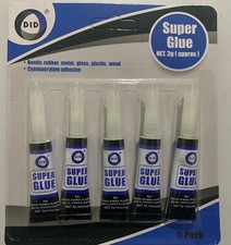 Super Glue Bond Extra Strong Bonding 5 Adhesive Rubber Metal Glass Plastic Glue