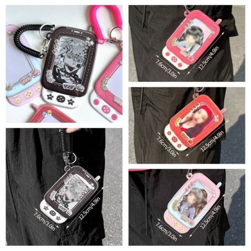 Mini Phone Kpop Photocard Holder PVC Access Card Protective Case  Gift - Picture 1 of 16