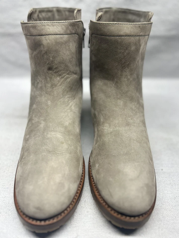 Ботинки Frye Natalie на двойной молнии серые кожаные 3478490 женские 10 B - Изображение 2 из 4