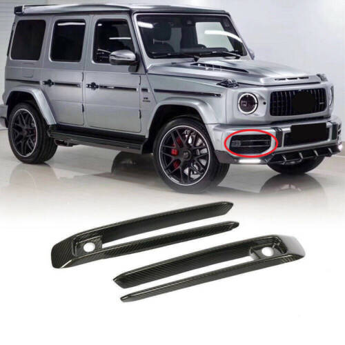 Carbon Front Bumper Fog Lamp Cover for Mercedes G-Class W463 W464 G63 - Bild 1 von 15