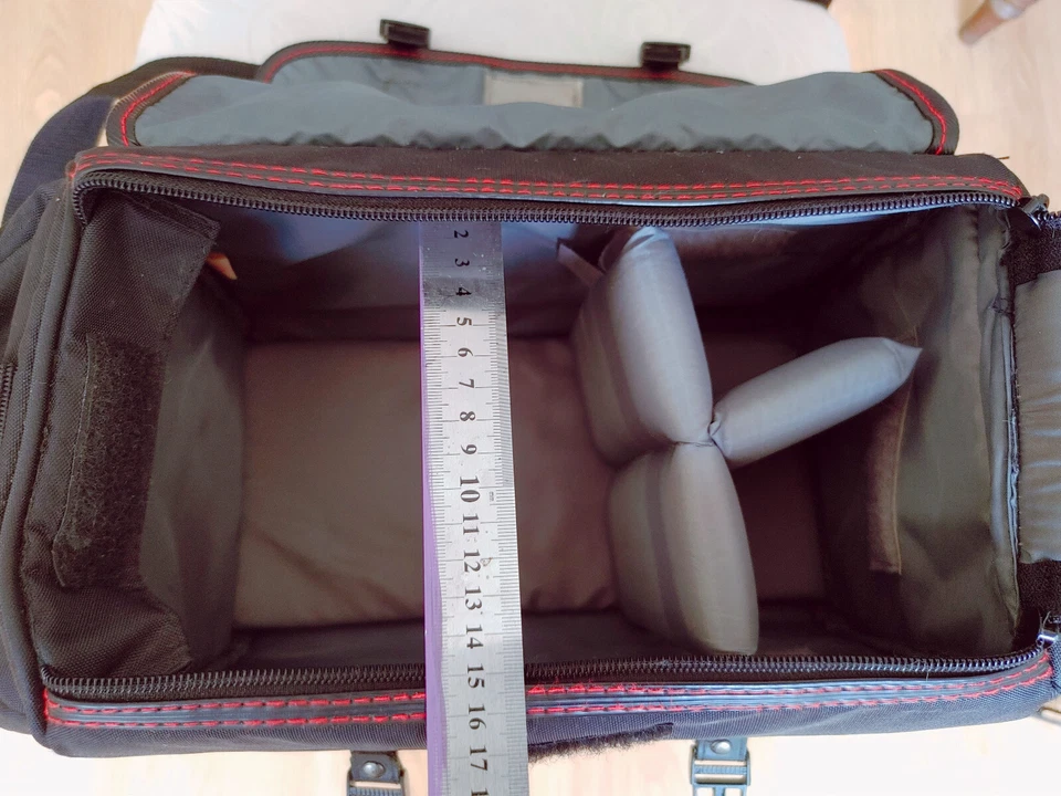 Hama 29101 Bolso para Cámara 26x18x16 Bolso de Hombro Cámara, Original Negro Universal Foto 3 de 4