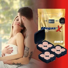 Megas'x Gold  - Extra Sex Power Supplement Pills Bed Powers For Men