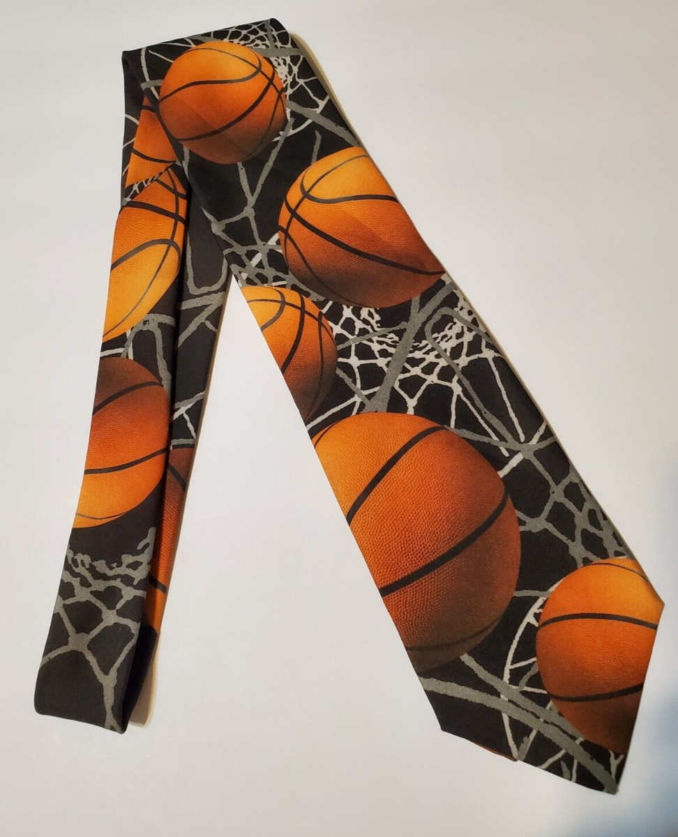 Men's 2000 Ralph Marlin & Co Just Balls Basketball Zone Neck Tie