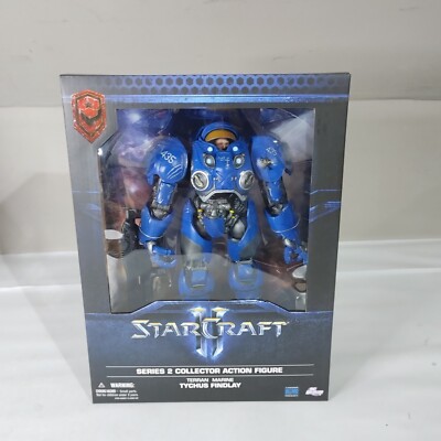 DC Unlimited Blizzard Starcraft II Tychus Findlay Figure Terran Marine RARE
