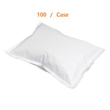 Disposable Pillowcase Standard 21 x 30" White Tissue / Poly, 100 Ct. Pillow case