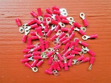 Pkg/100 Thomas & Betts Sta-Kon 18RA-8 Ring Connector Terminal