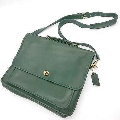 COACH 2way Briefcase Shoulder Bag COLEBROOK 5181 Green COACH 2way Briefcase Shoulder Bag COLEBROOK 5181 Green