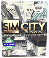 SimCity 3000 (PC, 1999) Big Box