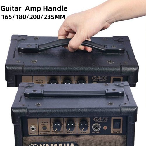 HighQuality/Guitar Handle Amp Handle Black Grip PVC + Metal With Screw