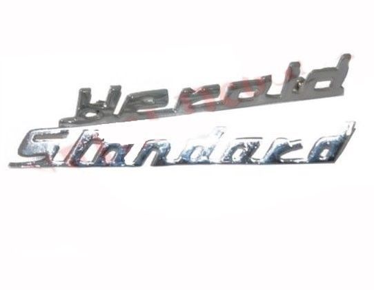 Vintage Reproduziert Herald Standard Boot Abzeichen Motiv Chrom Beschichtet S2U-image