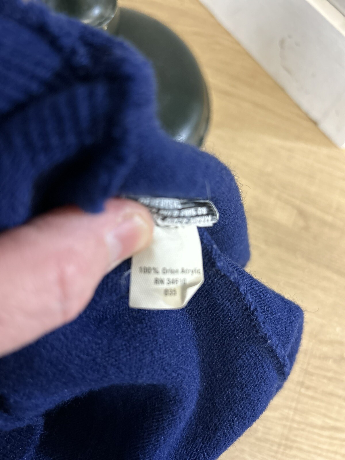 Vintage Izod LaCoste 1970's Men's Sweater pullover cable knit alligator front thumbnail 9