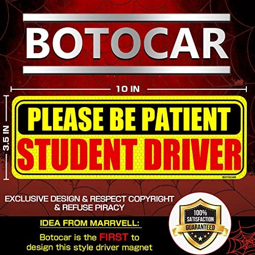 Botocar Student Driver Sticker Magnet for Car Signs Strong Student Driver Mag... - Picture 2 of 6