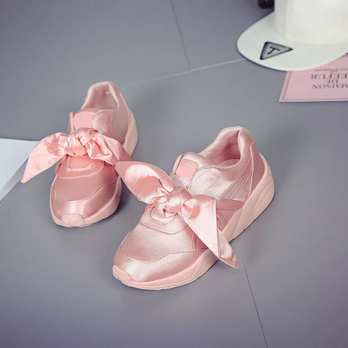 Bow slip on trainers cheap