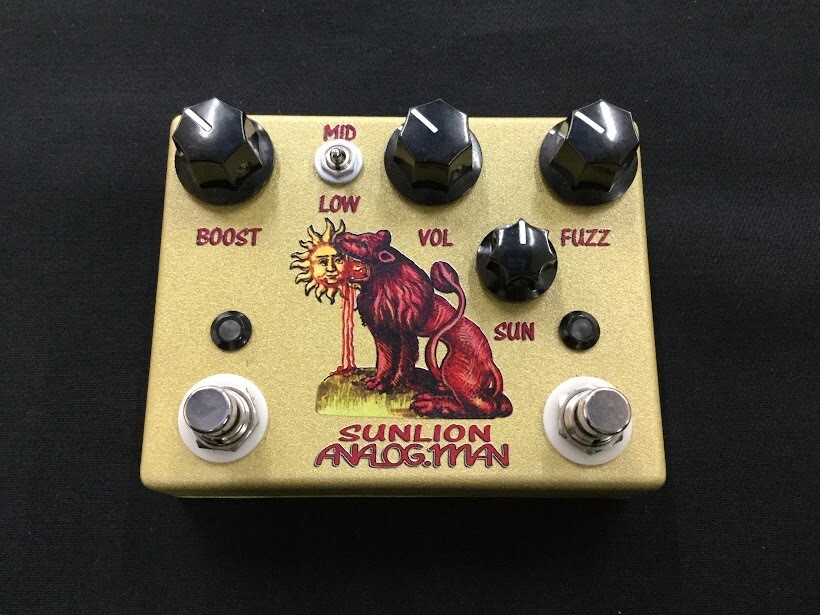 【希少】ANALOG.MAN SUN LION FUZZ BOOSTER Analog Man Sun Lion Fuzz Booster Pedal