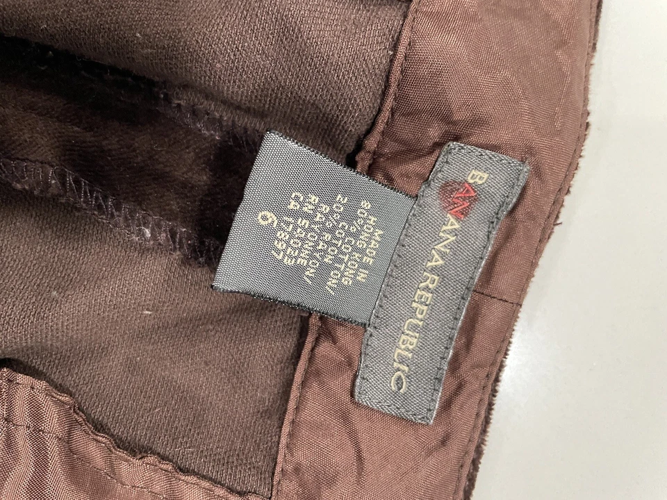 Pantalones acampanados de terciopelo marrón para mujer Banana Republic de colección talla 6 SI38 Foto 3 de 4