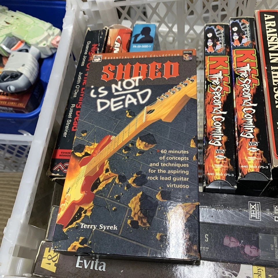 Shred Is Not Dead VHS Tape - 80's Metal Guitar Lessons -  Terry Syrek - 1998 - Image 2 of 4