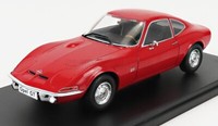 Modellauto Statisch Hachette Opel GT 1900 1968 ROT Modellbau Massstab 1/24