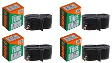 4 DURO BICYCLE 18 X 1.75/1.95/2.125 TUBE 33MM STANDARD SCHRADER/AMERICAN VALVE.
