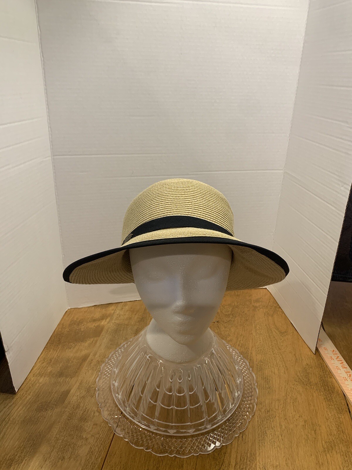 Sun N Sand Womens FaceSaver Sun Hat Black logo Band And Black Trim eBay