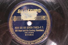 Bill Boyd & Cowboy Ramblers - BLUEBIRD B-7028 - News Six or Seven Times?