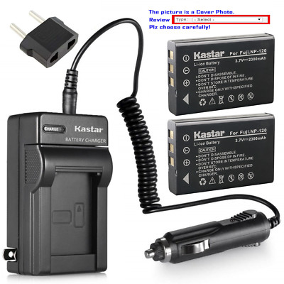 Kastar Battery AC Charger for PENTAX D-LI7 & PENTAX Optio MX Optio MX4 Camera