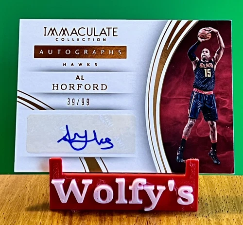 2015-16 AL HORFORD /99 IMMACULATE COLLECTION Auto #18 Boston Celtics