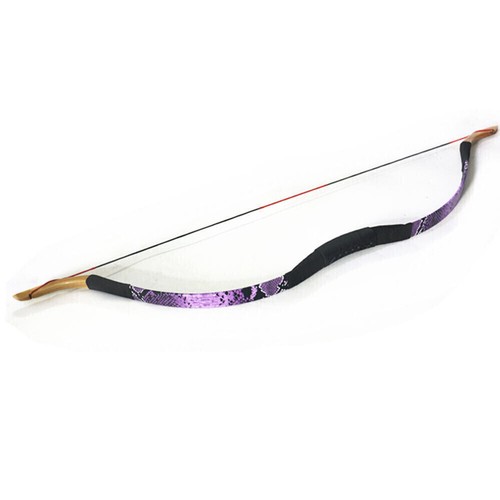 Set 30Lb Handmade Traditional Mongolian Recurve Bow 43" + 12Pcs Fiberglass Arrow - Picture 5 of 9