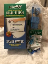 Hydroright HYR270 Dual Flush Toilet Converter With Water Saving Valve