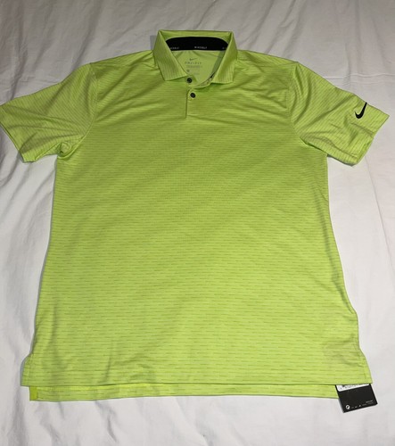 Dri-Fit Vapor Striped Golf Polo Sz 