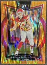 2024 Panini Select Travis Kelce Orange Shock Concourse /499 #97 Chiefs
