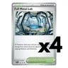4x Full Metal Lab - 148/162 - SV05: Temporal Forces (TEF) Pokemon Playset x4