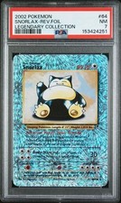 2002 Pokemon Legendary Collection 64 Snorlax Reverse Foil PSA 7 NEW CERT on eBay