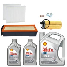AIR OIL CABIN FILTERS SERVICE KIT 7L SHELL HX8 FOR BMW 730d MSPORT F01 3.0 12-15
