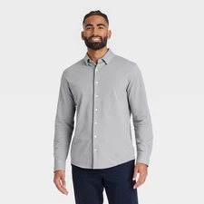 Men's Long Sleeve Button-Down Casual Shirt - Goodfellow & Co