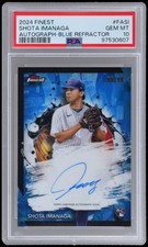 2024 Finest Shota Imanaga #FA-SI PSA 10 Finest Autograph Blue Refractor 55/99 RC