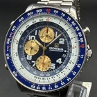 Vintage! HONDA SEIKO Panda Quartz JDMType R Type S NSX S2000 Chronograph #1372
