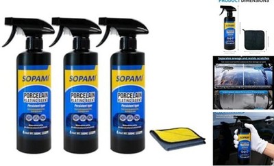 3-Pack （500ml/16.91Ounces）Advanced Car Coating Spray, Quick-Acting Polish &