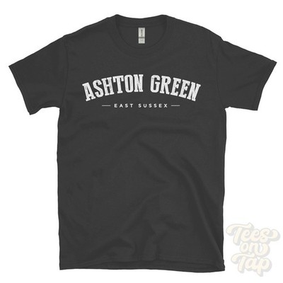 ASHTON GREEN EAST SUSSEX T-SHIRT ringmer broyle side lewes england college style