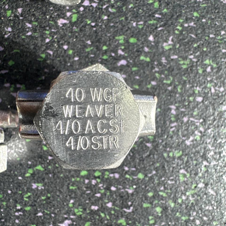 Weaver (4/0 STR / 4/0 ACSF) Split bolt connector / Copper W/ Zinc Coating - Image 2 of 2