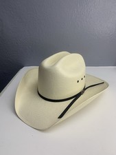 Justin Hat Cowboy Fitted Mens 7 1/4 Straw Western Braided Band 20XXXX Rodeo