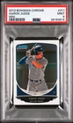 AARON JUDGE 2013 BOWMAN CHROME MINI ROOKIE RC #311 PSA 9 MINT! NY YANKEES MVP!