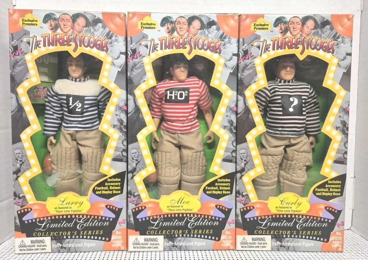 The Three Stooges Cartoon & TV Character Action Figures with