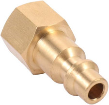 Brass 1/4 Inch NPT Brass Female Air Hose Quick Connect Adapter,Air Coupler an...