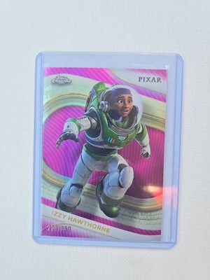 2025 Topps Chrome Disney Izzy Hawthorne Pink /250 Lightyear #29
