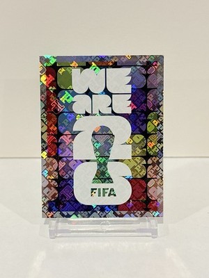 2026 World Cup Panini FIFA Sticker FWC 4 We Are FIFA Holo