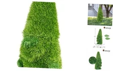 Naturae Decor Artificial Topiary - Artificial Grass Garden Plush Topiary Gnome