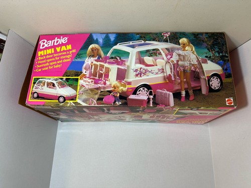 Barbie Picnic Caravan #13185 Mini Van 1995 With Accessories - Picture 2 of 18