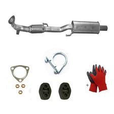 Vorschalldämpfer Auspuff für VW Polo 1.2 Schrägheck Bj. 11/05-05/14 + Anbausatz