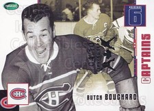 2003-04 Parkhurst Original Six Montreal Canadiens Expo #72 Butch Bouchard