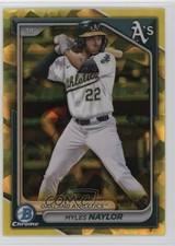 2024 Bowman Chrome Draft Sapphire Edition Gold /50 Myles Naylor #BDC-141 0u8i